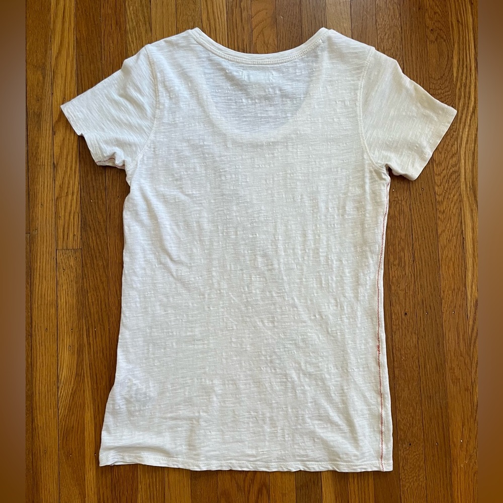 Lucky Brand Beige Peacock Top - Medium - Picture 3 of 6